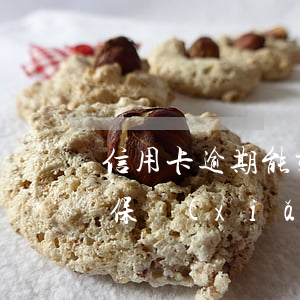 信用卡逾期能交車險(xiǎn) 逾期交車保險(xiǎn)會(huì)怎么樣