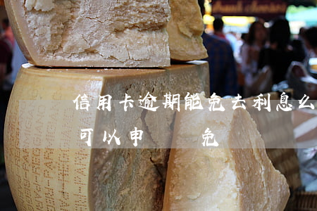 信用卡逾期能免去利息么(信用卡逾期的罰息可以申請減免嗎)