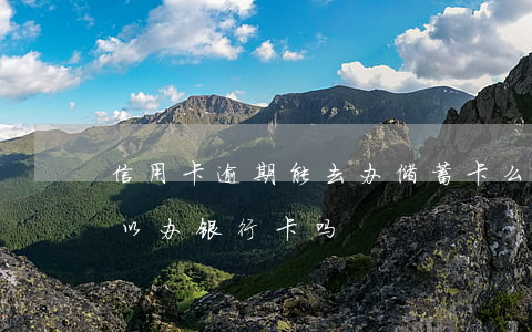 信用卡逾期能去办储蓄卡么(有信用卡逾期可以办银行卡吗)