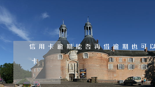 信用卡逾期能否再借 逾期也可以申請的信用卡
