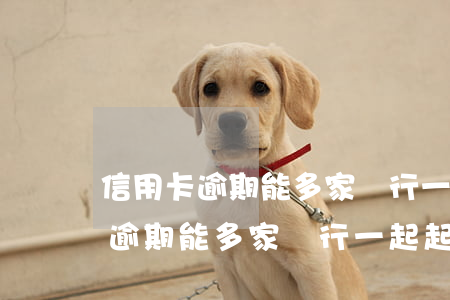 信用卡逾期能多家銀行一起起訴嗎-信用卡逾期能多家銀行一起起訴嗎知乎