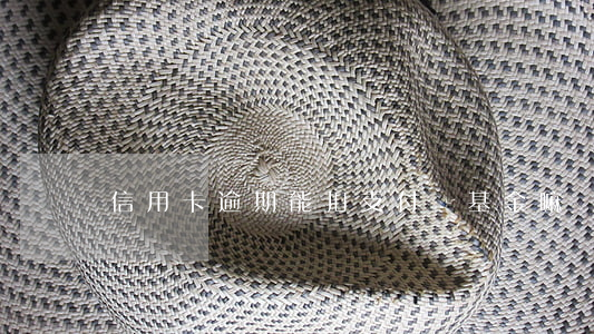 信用卡逾期能扣支付寶基金嘛