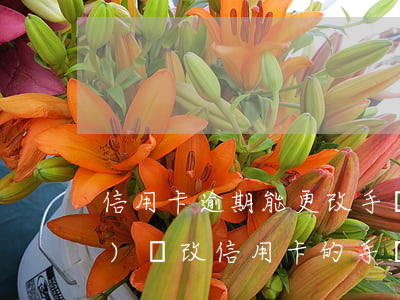 信用卡逾期能更改手機(jī)號(hào)碼(改信用卡的手機(jī)號(hào)碼客服可以搞定嗎)