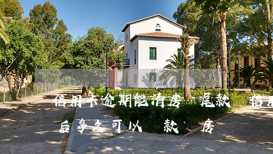 信用卡逾期能清房貸尾款嗎(信用卡逾期還清后多久可以貸款買房)