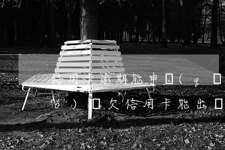 信用卡逾期能申請(qǐng)出國(guó)嗎(欠信用卡能出國(guó)嗎)