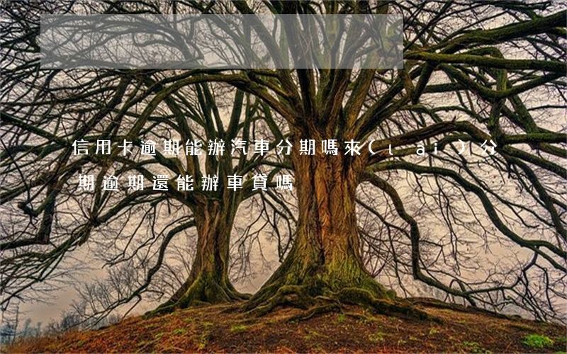 信用卡逾期能辦汽車分期嗎(來(lái)分期逾期還能辦車貸嗎)