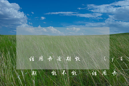 信用卡逾期能辦養(yǎng)老保險嗎(逾期還能不能辦信用卡)