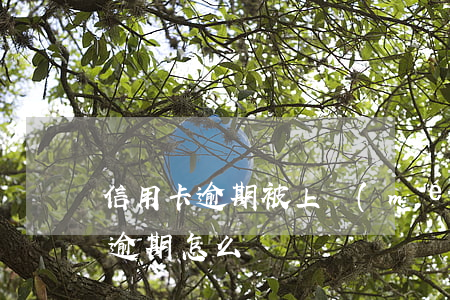 信用卡逾期被上門(mén)怎必辦(信用卡逾期怎么辦)