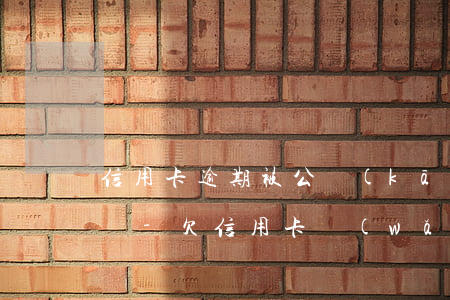 信用卡逾期被公開(kāi)信息能不能起訴-欠信用卡網(wǎng)絡(luò)公布