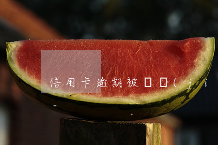 信用卡逾期被凍結(jié)了要不要注銷-