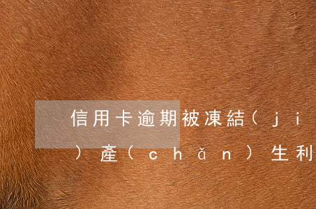 信用卡逾期被凍結(jié)還會(huì)產(chǎn)生利息-信用卡逾期被凍結(jié)還會(huì)產(chǎn)生利息嗎