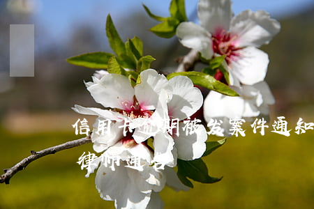 信用卡逾期被发案件通知函(信用卡 逾期 收到 律师 通告)