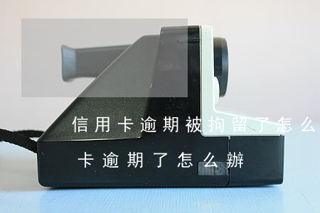 信用卡逾期被拘留了怎么辦(進了拘留所信用卡逾期了怎么辦)