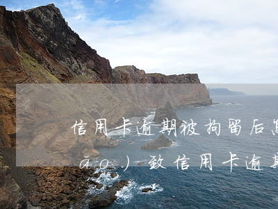 信用卡逾期被拘留后怎么處理 被刑拘導(dǎo)致信用卡逾期怎么辦