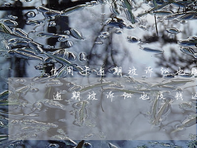 信用卡逾期被诉讼也没钱还怎么办-信用卡逾期被诉讼也没钱还怎么办呢