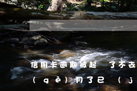 信用卡逾期被起訴了不去(我信用卡逾期三個(gè)月了已經(jīng)被起訴了怎么辦)