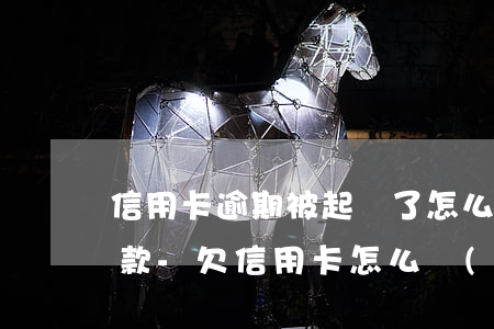 信用卡逾期被起訴了怎么協(xié)商還款-欠信用卡怎么協(xié)商還款