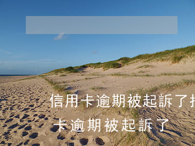 信用卡逾期被起訴了找法務(wù) 欠信用卡逾期被起訴了