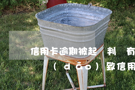 信用卡逾期被起訴判決有罰金(因受到刑事處罰導(dǎo)致信用卡逾期)