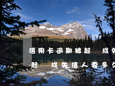 信用卡逾期被起訴成失信人-信用卡逾期被起訴成失信人要多久能取消