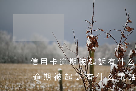 信用卡逾期被起訴有什么電話通知-信用卡逾期被起訴有什么電話通知嗎