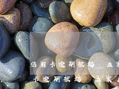 信用卡逾期被起訴立案后怎么解決(建行信用卡逾期被起訴立案后怎么解決)