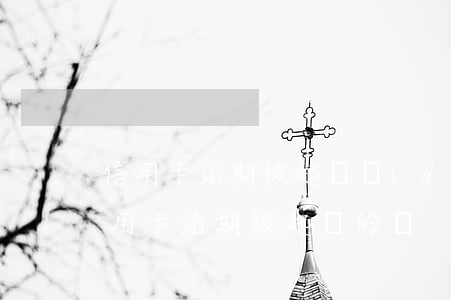 信用卡逾期被起訴調(diào)解書(有信用卡逾期被起訴的嗎)