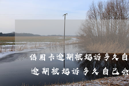 信用卡逾期被起诉多久自己会知道-信用卡逾期被起诉多久自己会知道结果
