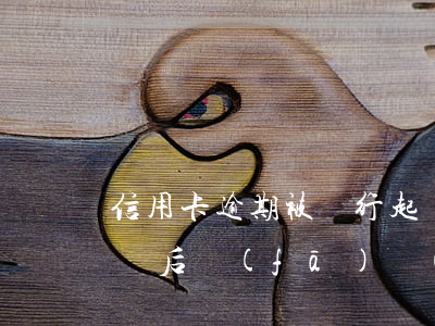 信用卡逾期被銀行起訴后還沒還清(逾期被起訴后,發(fā)現(xiàn)被告人一直有還其他銀行的信用卡)