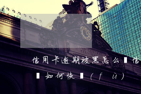 信用卡逾期被黑怎么辦(信用卡逾期變成黑名單如何恢復(fù))