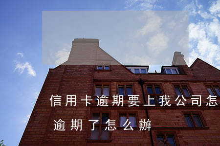 信用卡逾期要上我公司怎么辦(有貸款信用卡逾期了怎么辦)