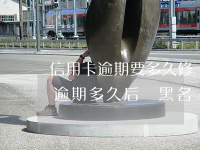 信用卡逾期要多久修復(fù)-欠信用卡逾期多久后會黑名單