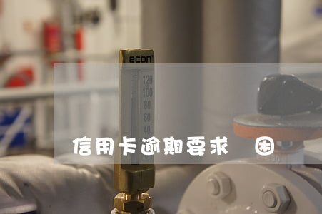 信用卡逾期要求開困難證明(逾期申請信用卡)