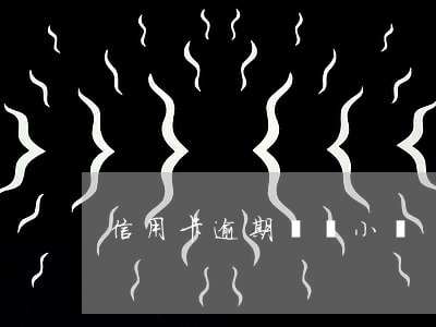 信用卡逾期視頻小蘭