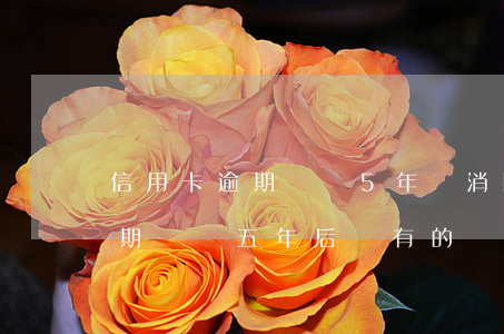 信用卡逾期記錄5年沒消除(有沒有信用卡逾期記錄五年后還有的)
