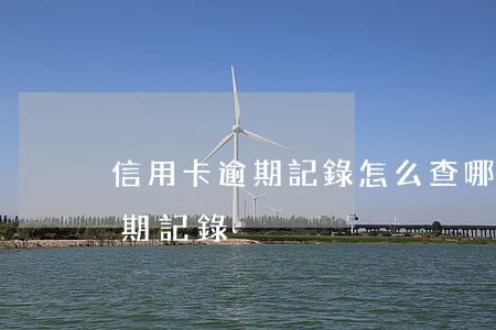 信用卡逾期記錄怎么查(哪里可以查信用卡逾期記錄)