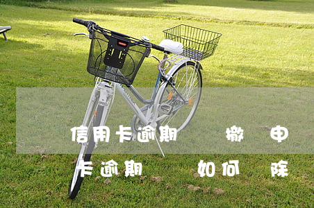 信用卡逾期記錄撤銷申請書(征信報告中信用卡逾期記錄如何刪除)