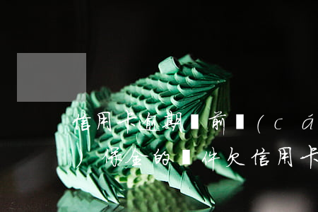 信用卡逾期訴前財(cái)產(chǎn)保全的條件 欠信用卡多久可以保全財(cái)產(chǎn)