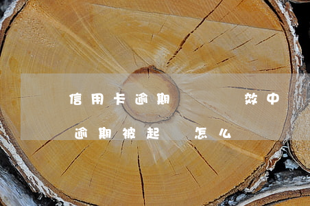 信用卡逾期訴訟時效中斷 2021年信用卡逾期被起訴怎么辦