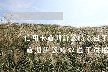 信用卡逾期訴訟時效過了還能用嗎-信用卡逾期訴訟時效過了還能用嗎知乎