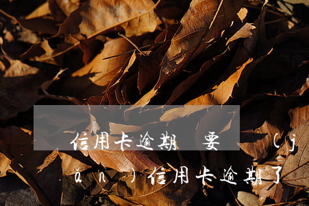 信用卡逾期說要凍結(jié)資產(chǎn)(信用卡逾期了會(huì)不會(huì)凍結(jié)所以財(cái)產(chǎn))