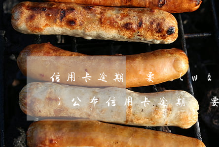 信用卡逾期說要網(wǎng)絡(luò)公布（信用卡逾期說要網(wǎng)絡(luò)公布）