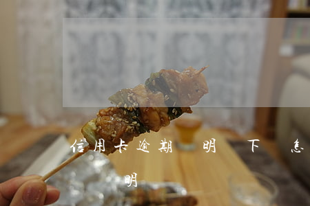 信用卡逾期證明書下載(怎么寫信用卡逾期情況說明)