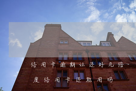 信用卡逾期让还好几倍-逾期几天还最低额度信用卡还能用吗