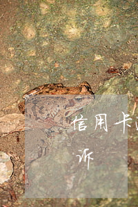 信用卡逾期说让我去自首(信用卡逾期说要起诉)