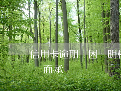 信用卡逾期貧困證明模板村委會-貧困證明書面承諾