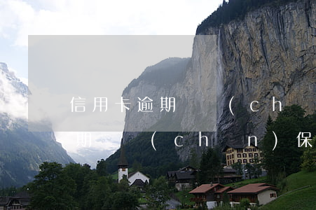 信用卡逾期資產(chǎn)保全(信用卡逾期資產(chǎn)保全短信)