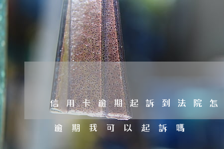 信用卡逾期起訴到法院怎么辦(朋友用信用卡逾期,我可以起訴嗎)