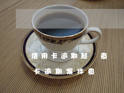 信用卡逾期起訴查詢網(wǎng)站(信用卡逾期案件查詢)