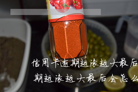 信用卡逾期越滚越大最后会怎么办(信用卡逾期越滚越大最后会怎么办)